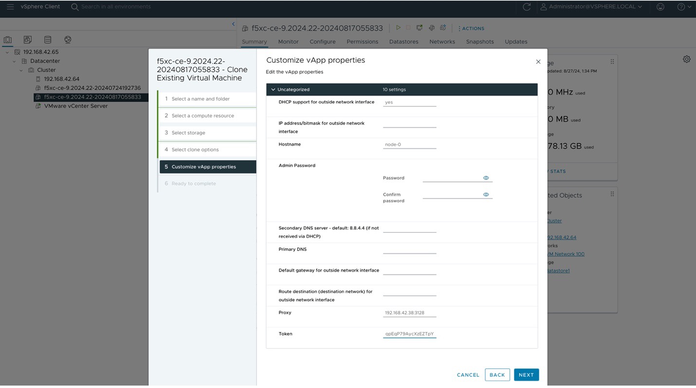 Figure: VMware Property